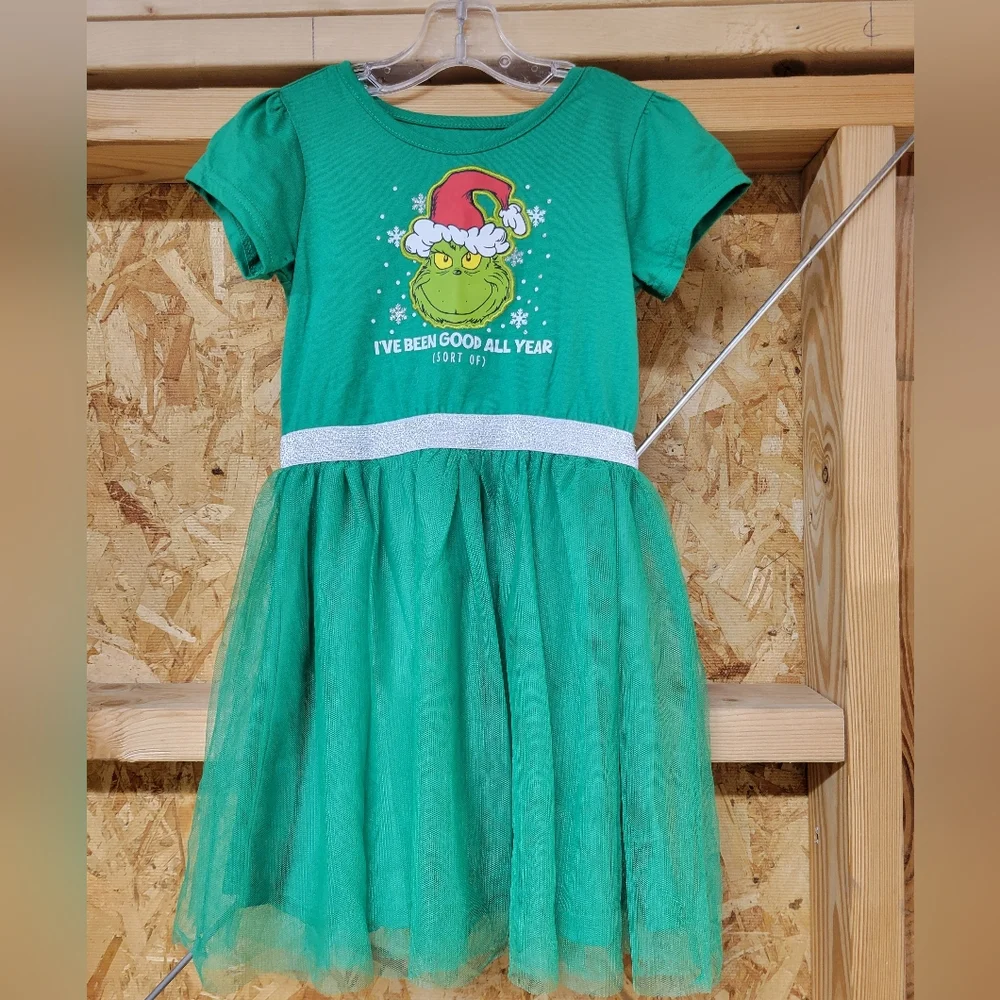 The Grinch NWT Youth‎ Girls Christmas Dress Size 6